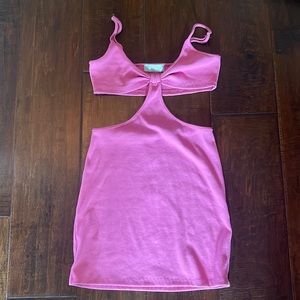 MEDIUM Pink Stella Laguna Beach cut out dress!